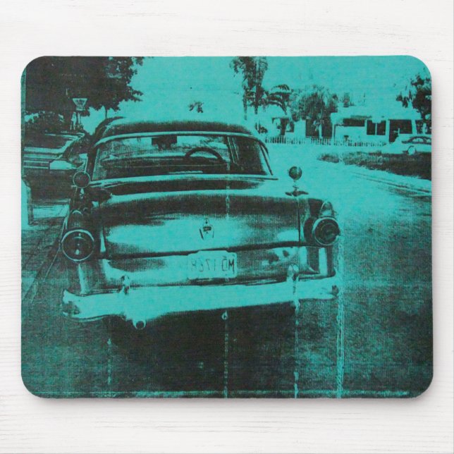 Green car mouse mat (Front)