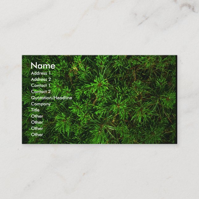 green_card business card (Front)