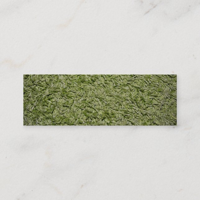 Green Carpet bookmark business card (Front)