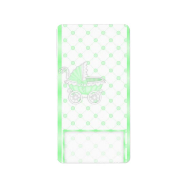 Green Carriage Hersheys Miniature Candy bar wrap Label (Front)