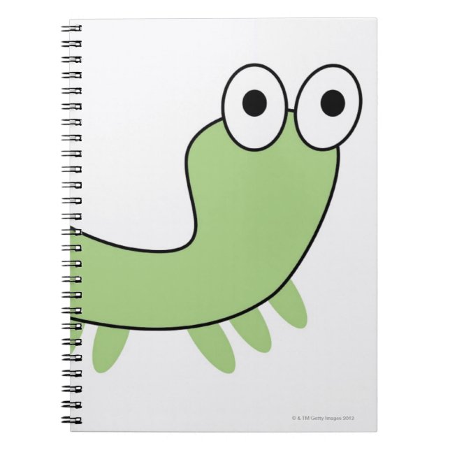 Green Caterpillar Notebook (Front)