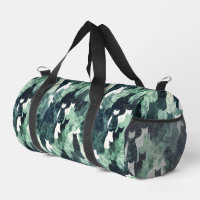 Green Cats Camouflage Pattern