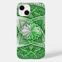 Green Celtic Flower Heart Chakra Sacred Geometry