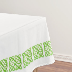 Green Celtic Knot 60 x 84 Tablecloth