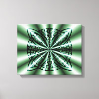 Green Celtic Knot Art