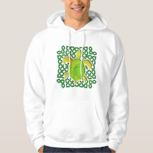 Green Celtic Knot Turtle Hoodies