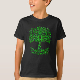 Green Celtic Tree Of Life T-Shirt