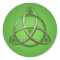 Green Celtic Trinity Knot
