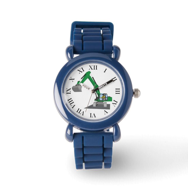green chain excavator watch (Front)
