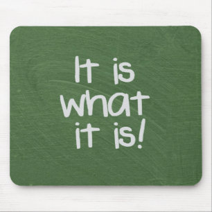 green chalkboard mouse mat