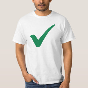 Green check mark T-Shirt