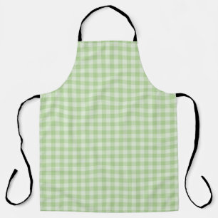 Green Checkerboard Pattern Apron