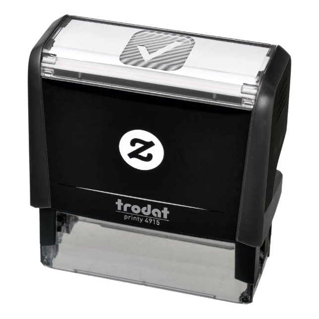 Green Checkmark In Box - Emoji Self-inking Stamp (Product)