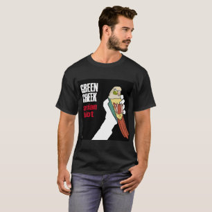 Green Cheek: Avian Idiot (Pineapple Turquoise) T-Shirt