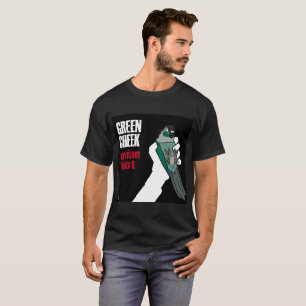 Green Cheek: Avian Idiot (Turquoise) T-Shirt