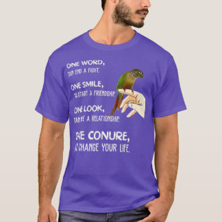 Green Cheek Conure Clothing One Conure Parrot T-Shirt