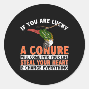 Green Cheek Conure Parrot Bird Conure Classic Round Sticker