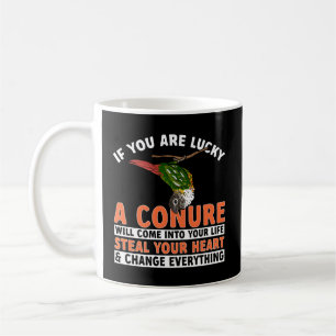 Green Cheek Conure Parrot Bird Conure Coffee Mug