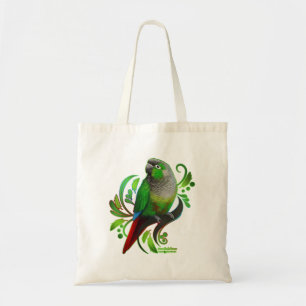 Green Cheeked Conure Tote Bag