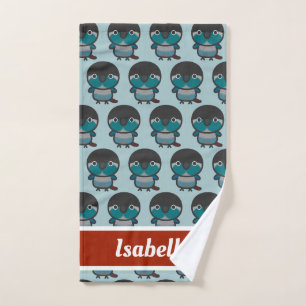 Green-cheeked parakeet / Turquoise Hand Towel