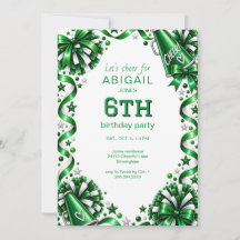 Green Cheer Birthday Party