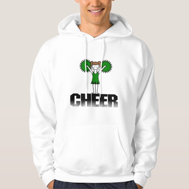 Green Cheerleading T-shirts and Gifts (Front)