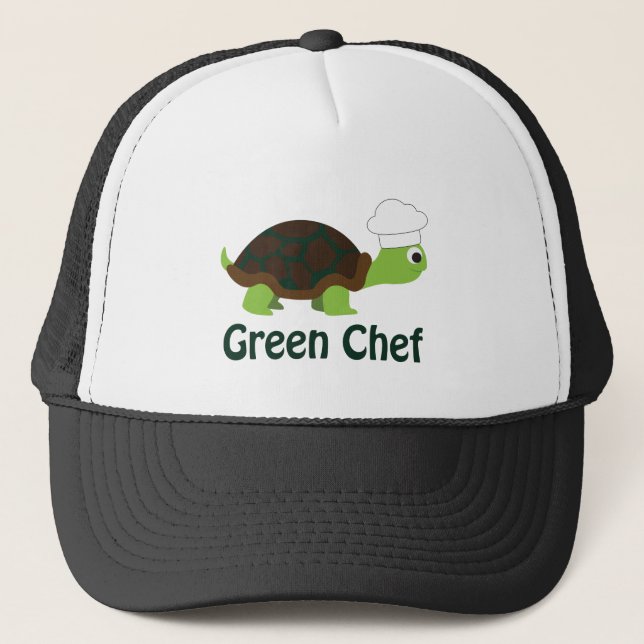 Green Chef Trucker Hat (Front)