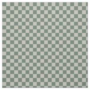 Green Chequerboard Fabric