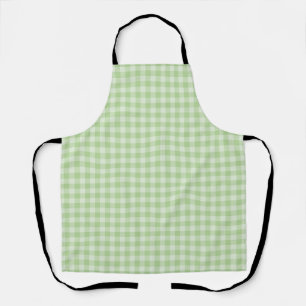 Green Chequerboard Pattern Apron