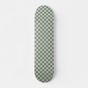 Green Chequerboard Skateboard