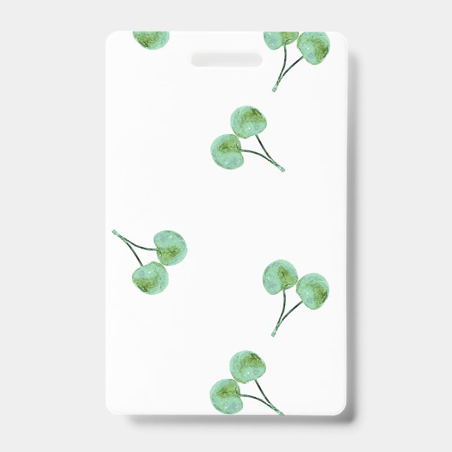 Green Cherry ID Badge (Front)