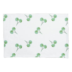 Green Cherry Pillowcase
