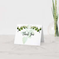 GREEN CHERRY TOMATO PHOTO THANK YOU CARD