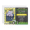 Green Chevron Tractor Birthday Party Invitation