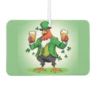 Green Chicken Car Air Freshener