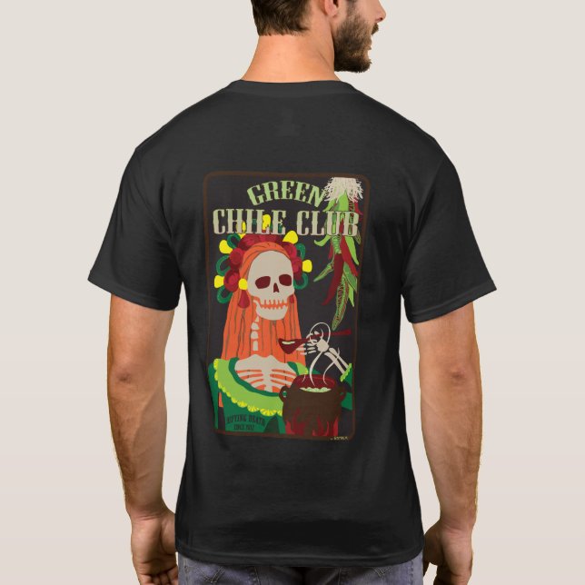 green chile club T-Shirt (Back)