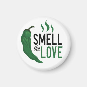 Green Chile Smell the Love Magnet