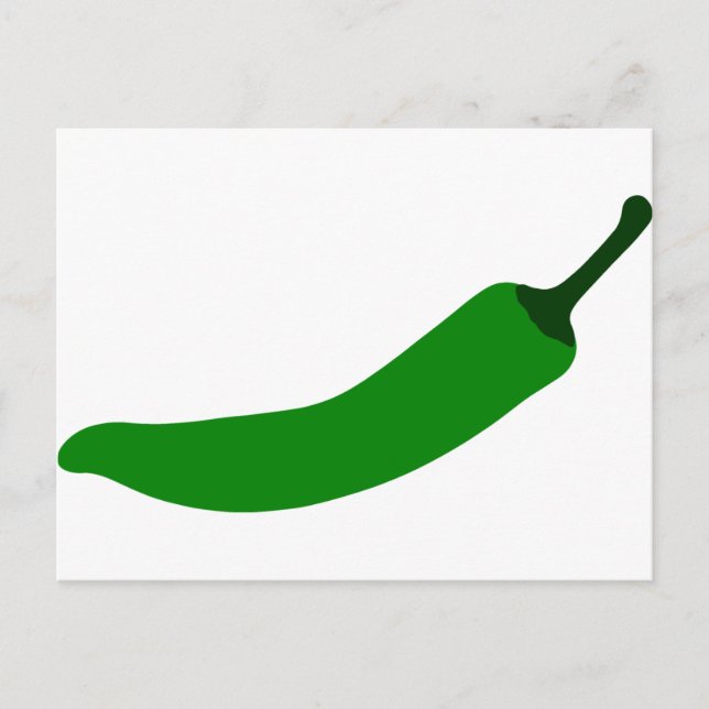 Green Chilli Postcard (Front)