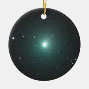 Green Christmas Comet 46P/Wirtanen Ceramic Tree Decoration