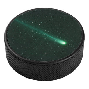 Green Christmas Comet 46P/Wirtanen Hockey Puck