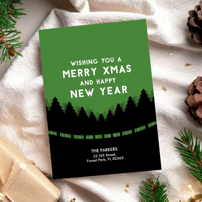 Green Christmas from The Woods Card (Creator Uploaded)
