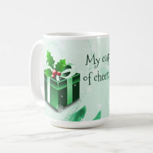 Green Christmas Gift Coffee Mug