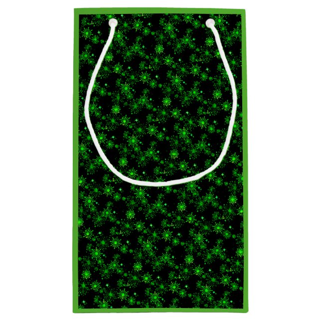 Green Christmas Lights Bag (Back)