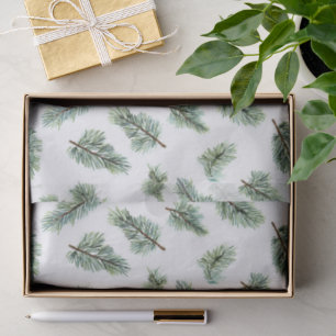 Green Christmas Pine Tree  Tissue Paper