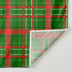 Green Christmas Tartan Plaid Pattern Design Tapestry