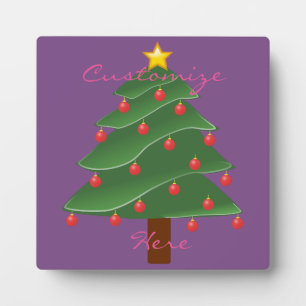 Green Christmas Tree Thunder_Cove Plaque