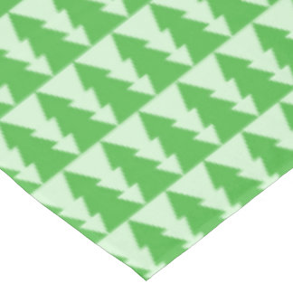 GREEN CHRISTMAS TREES Holiday Tablecloth