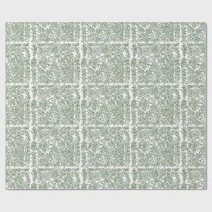 Green Christmas wrapping paper