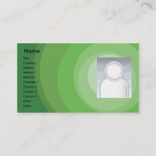 Green Circle Shades - Business Card