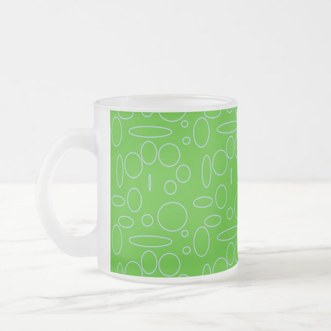 Green Circles Mug (Left)